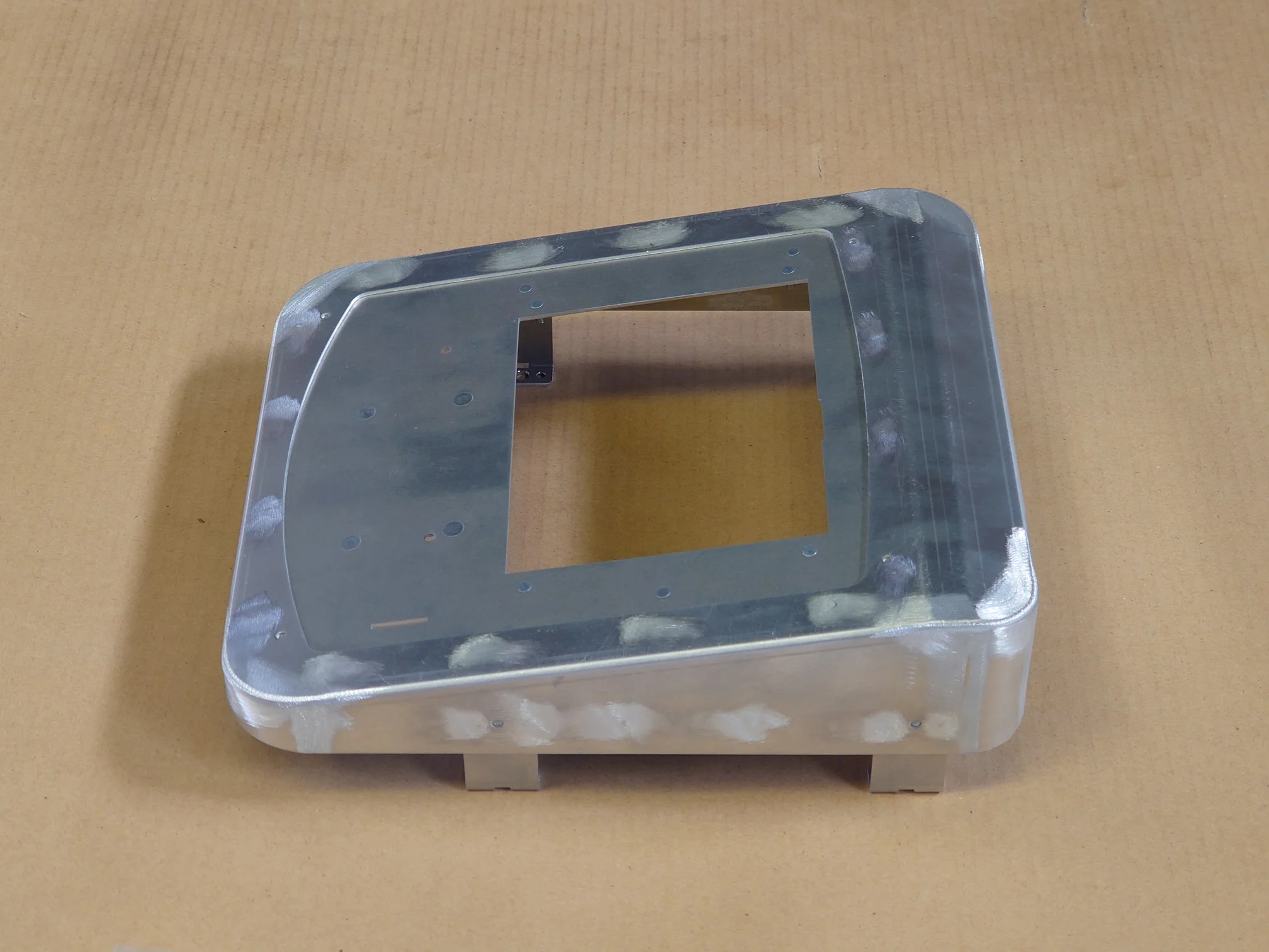 薄板アルミの溶接仕上がり写真