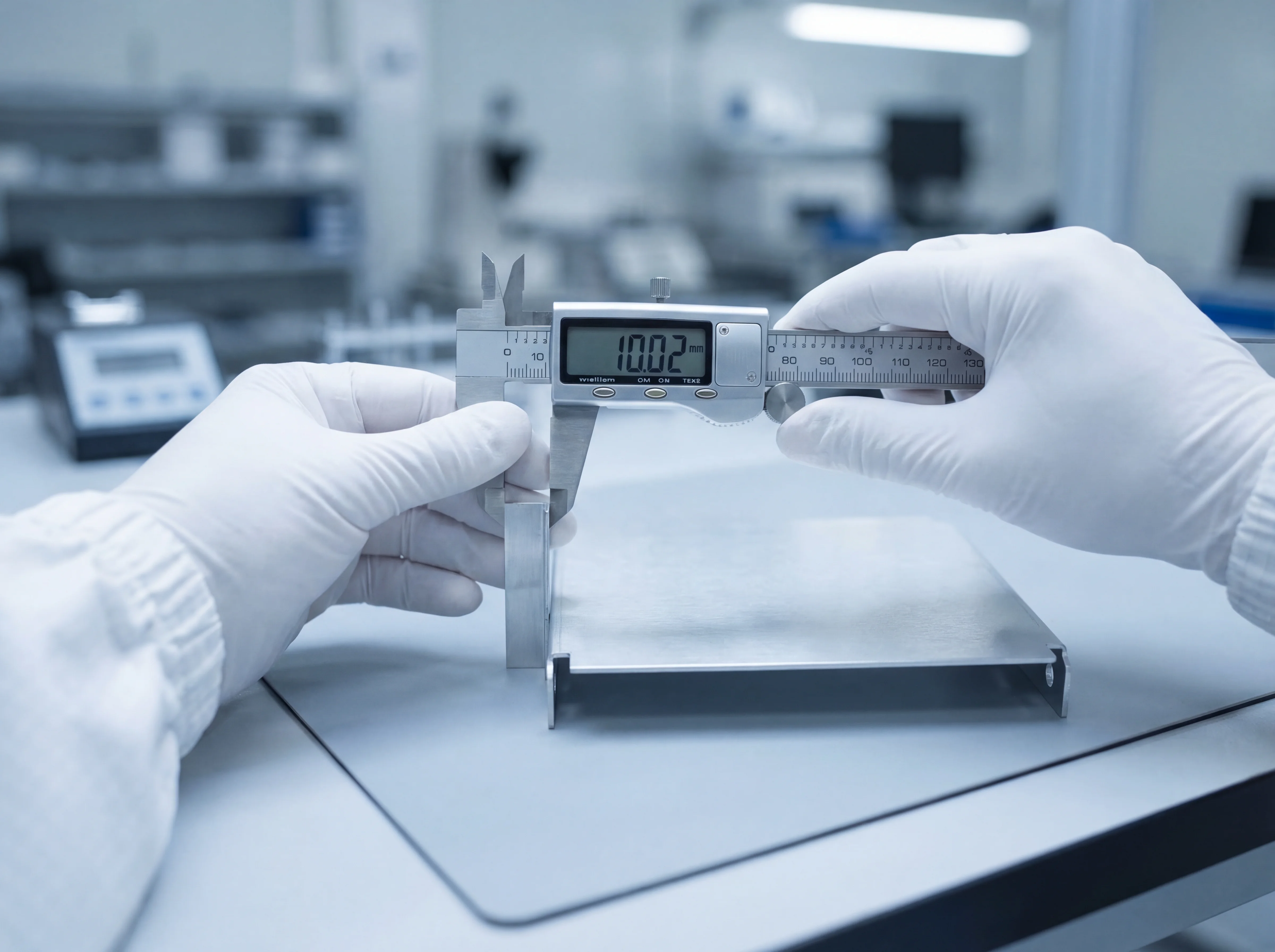 検査作業の写真