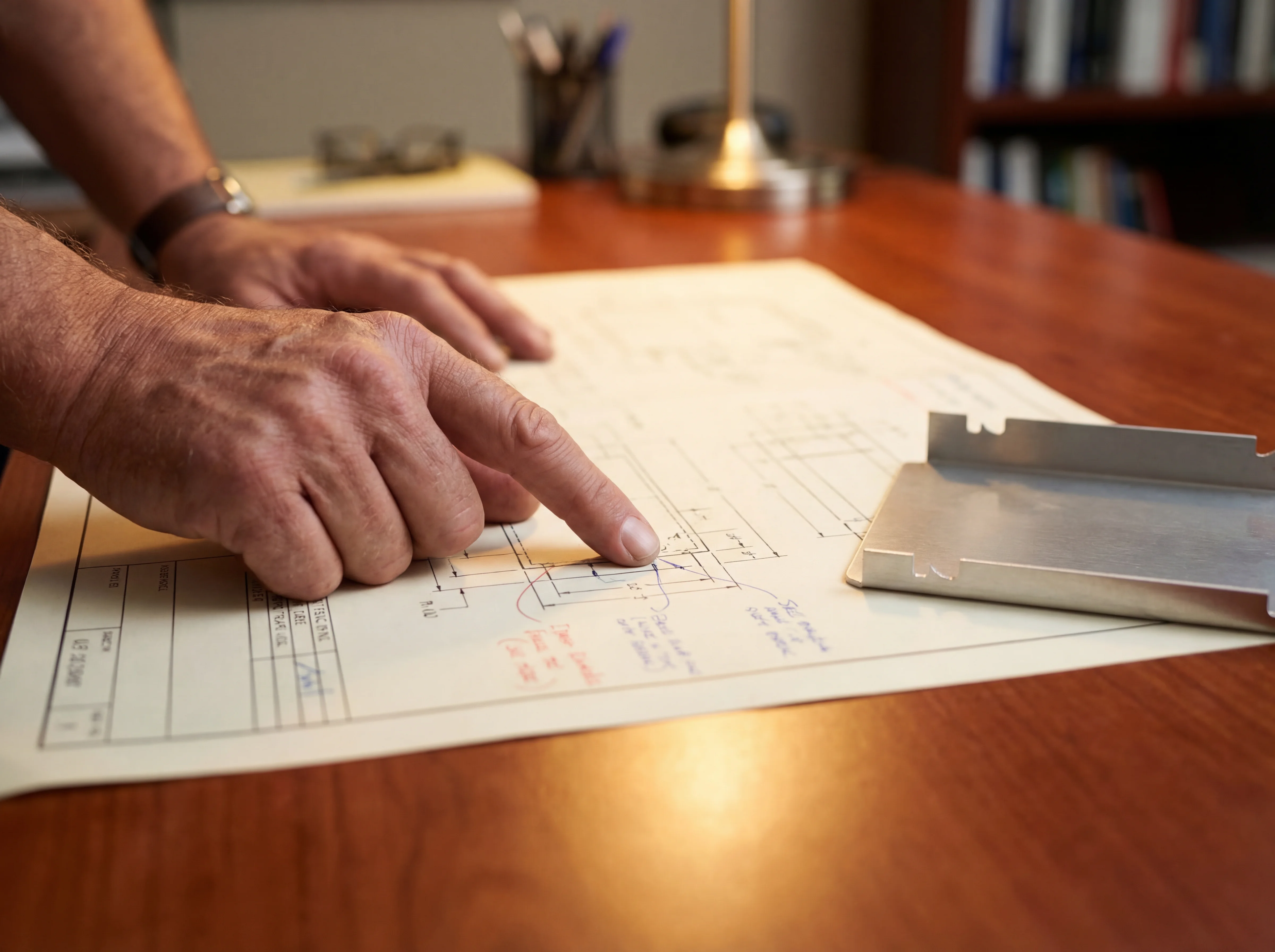 図面やスケッチからの相談対応の写真