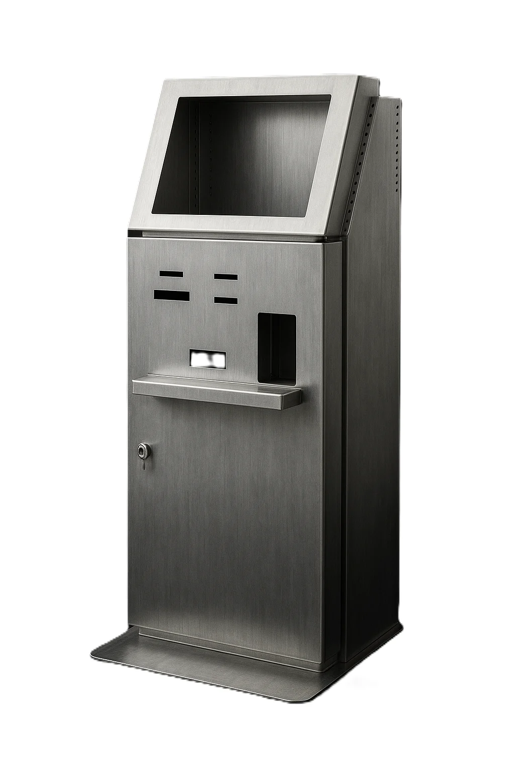 受付・精算・発券用アルミ筐体｜複合溶接・組立一貫製作